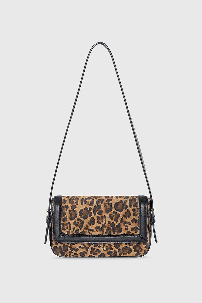Tas dames suede brett panterprint janice 0