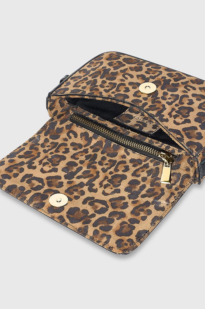 Tas dames suede brett panterprint janice 3
