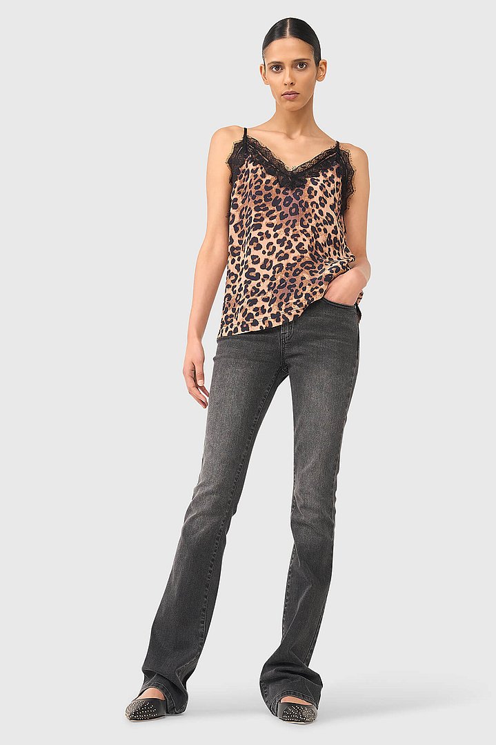 Top dames river panterprint janice 40