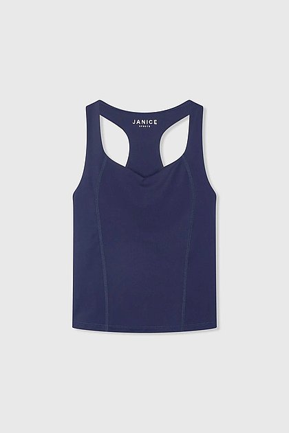 JANICE Dames Ryle Sport Top Blauw