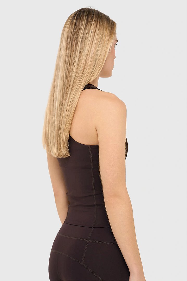 Top Dames Sport Bh Yoga Ryle Donkerbruin Janice 02