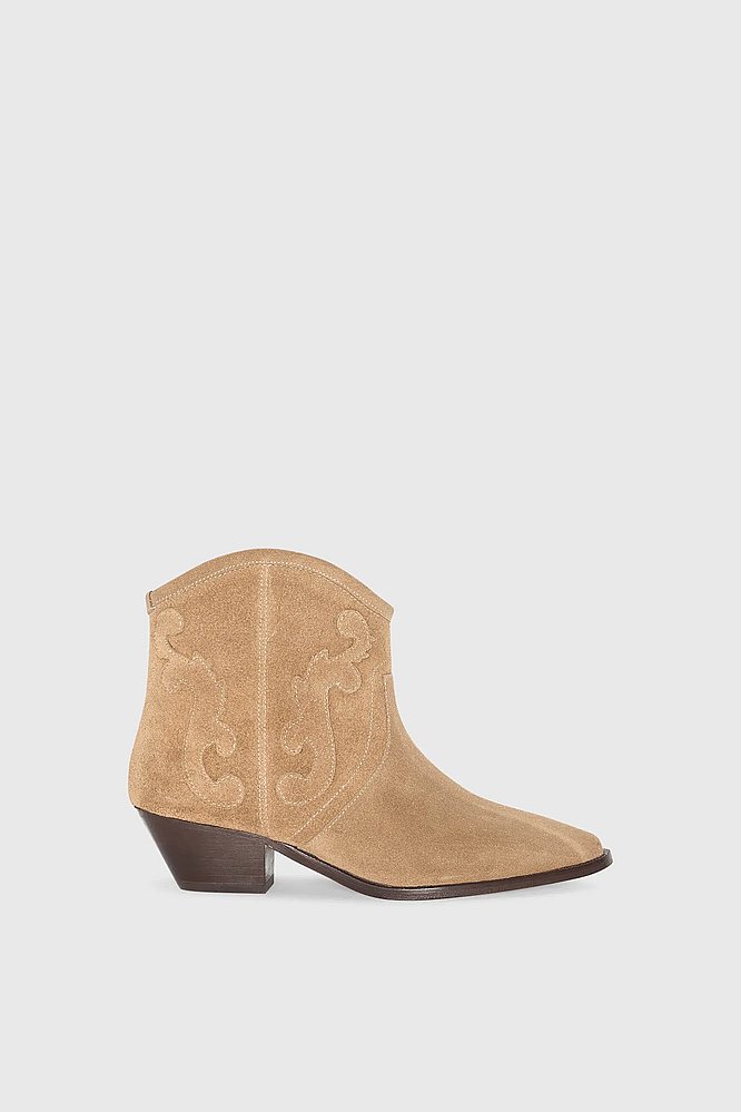Western Laarsje Boots Dames Hayden Camel Janice 04