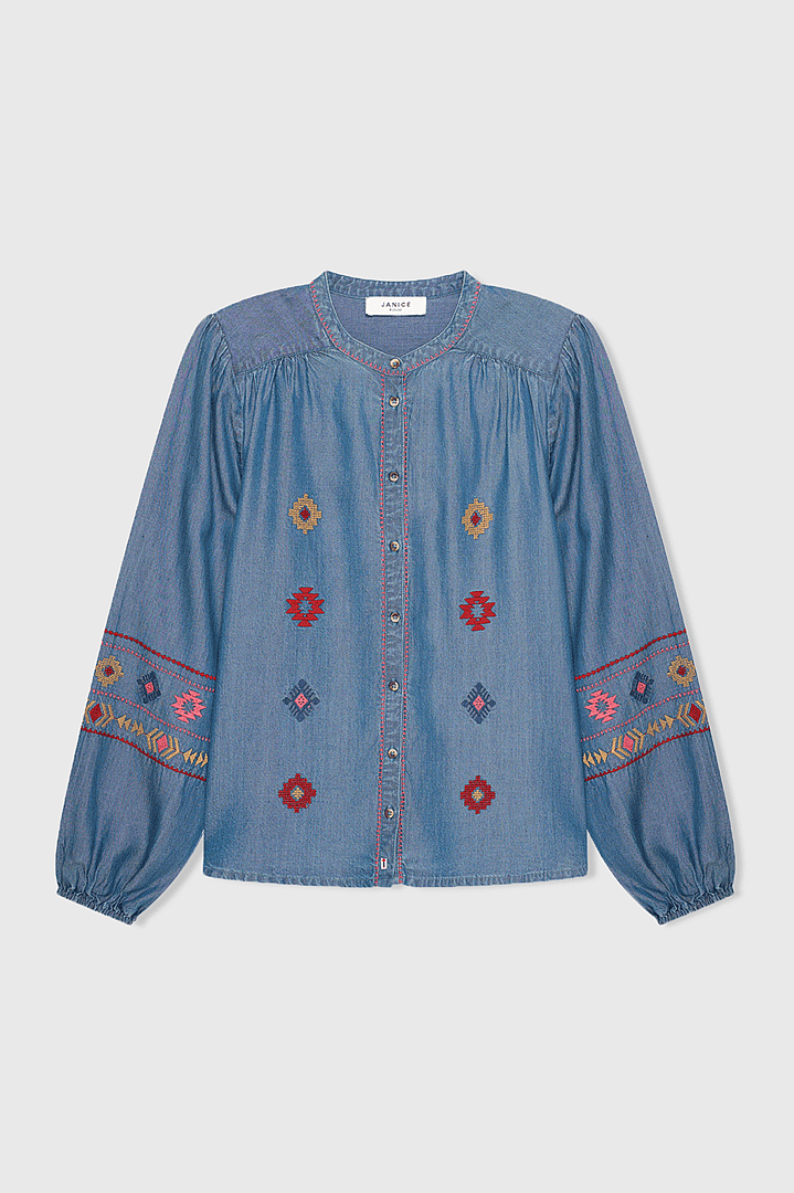 Austin aztec denim